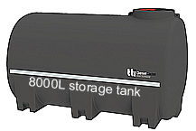 8000L diesel storage unit